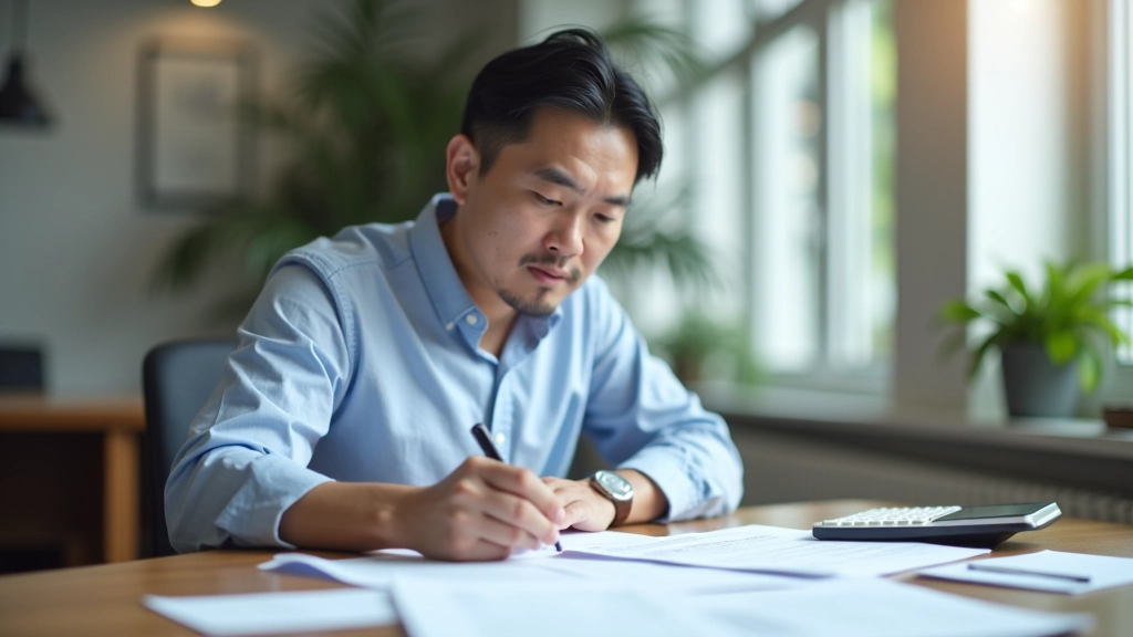 Business owner analyzing cost breakdown with fixed and variable expenses clearly labeled in a visual chart
